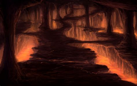 Lava Cavern By Mandilor On Deviantart