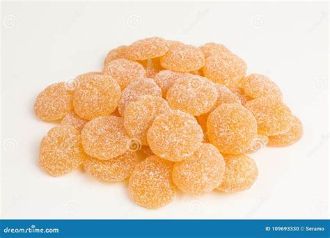 Tangerine Gummy Candy Stock Photo Image Of Gelatin 109693330