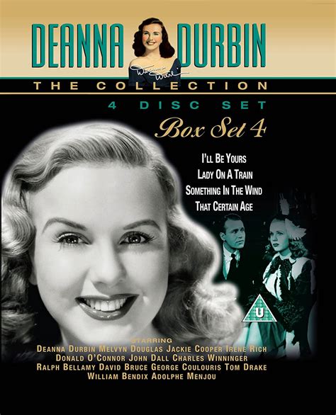 deanna durbin box set 4 [dvd] i ll be yours lady on a train something in the wind and that