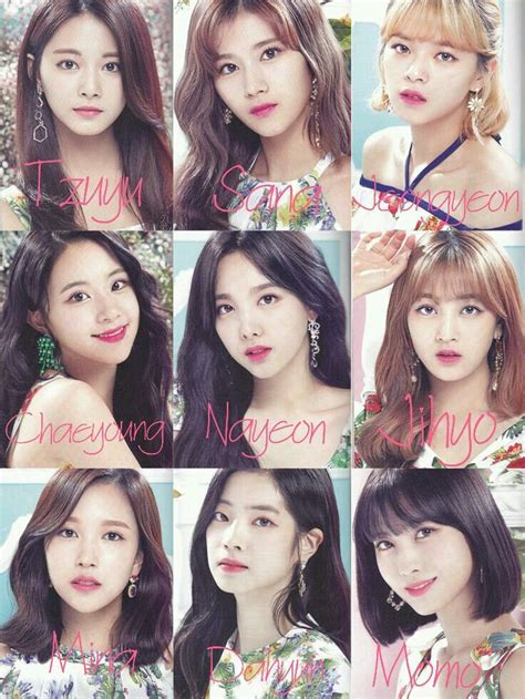 Name Twice Kpop Girl Groups Twice Kpop Nayeon