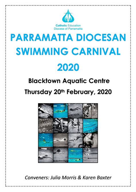 Pdf Parramatta Diocesan Swimming Carnival 2020 Dokumentips