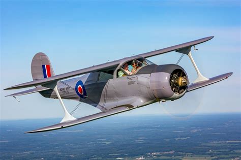 This Beautiful Beechcraft Staggerwing Was Restored To Its Original 1944