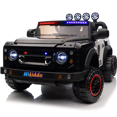 Hikiddo Jc003 24v Kids Ride On Police Car 2 Seater Powered Ride On Toy