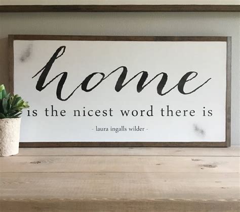 Welcome Home Printable Quote Picture Pic Photo Frame Wall Art