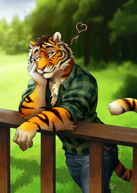Lovestruck Tiger My Art R Furry