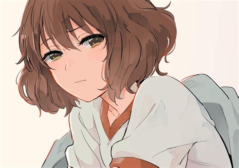 Cute Anime Girl With Short Brown Hair Pfp Fotodtp Sexiz Pix