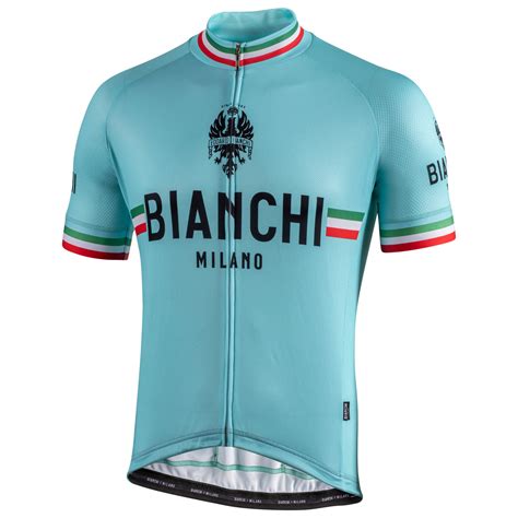 Bianchi Milano Isalle Maillot De Cyclisme Homme Achat En Ligne