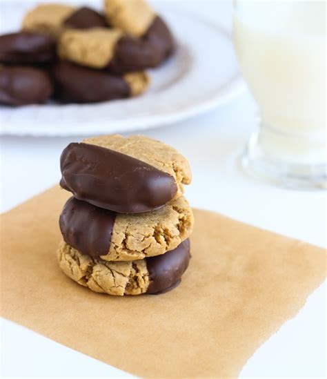 Storing in the fridge will prevent the chocolate from melting. Chocolate Dipped Peanut Butter Cookies - Making Thyme for ...