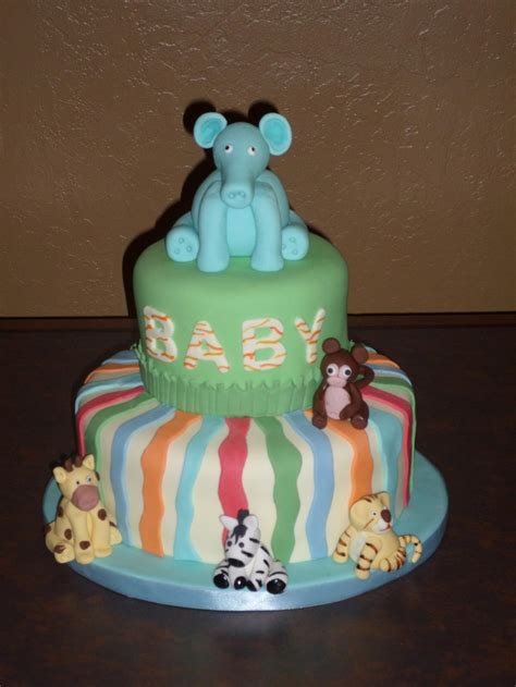 $32 for 2 tiers feeds 40 ppl or $60 for 3 tier cake feeds 65 ppl. My Goodness Cakes - Baby Shower Cake Gallery