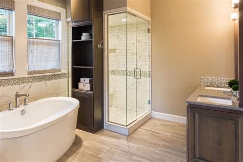 Small bathroom with standing shower master bathroom remodel shower. Separate Shower and Tub Enclosures vs. Tub-in-Shower ...