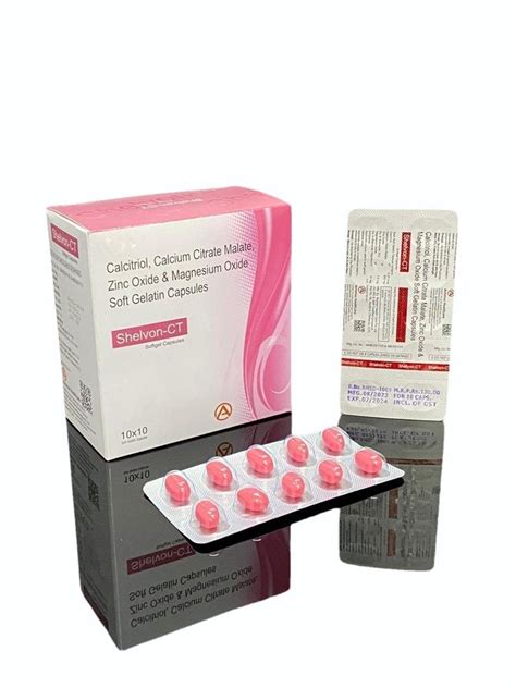 Calcitriol Calcium Carbonate Zinc Softgel Capsule Tablets At Rs