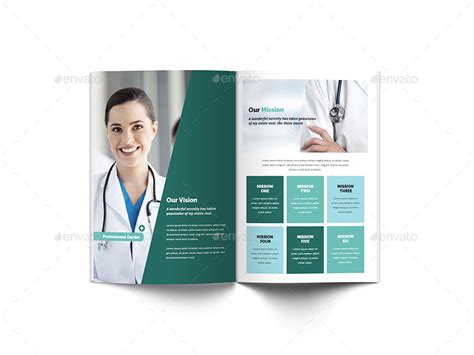 Medical Center A4 Brochure Template Print Templates Graphicriver