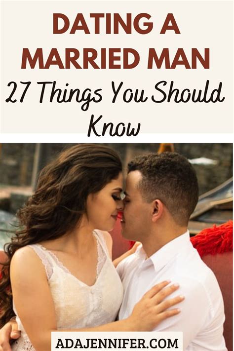 Dating A Married Man Things You Should Know Ada Jennifer