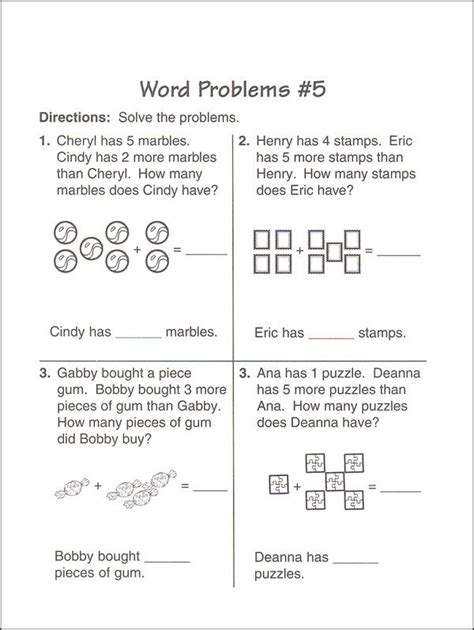 Second grade math worksheets for may. 2nd Grade Math Word Problems - Best Coloring Pages For Kids | Word problems, Problem solving ...