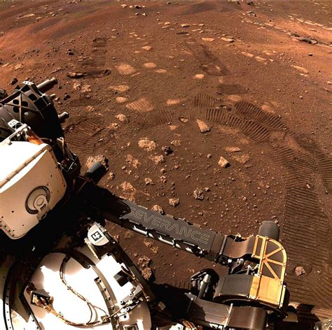 Nasas Perseverance Rover Performs First Drive On Mars