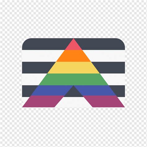 Hetero Aliado Bandeira Sexualidade Gênero Diversidade Orgulho