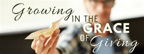 Sermon Series Growing In The Grace Of Giving Rockville Christian Church