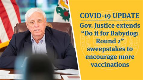 Covid 19 Update Gov Justice Extends “do It For Babydog Round 2