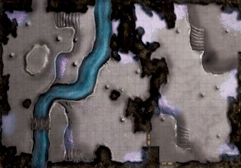 Fantasy Maps By Robert Lazzaretti — Troll Cave Battlemap