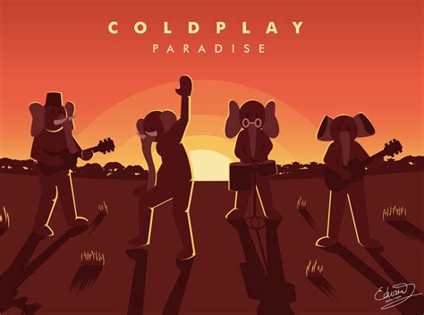 Coldplay Paradise By Eduard Bagas On Dribbble