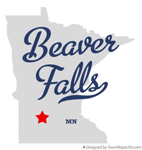 Map Of Beaver Falls Mn Minnesota