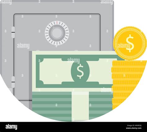 Deposit Savings Icon Money Cash Investment Banknote And Coins Vector