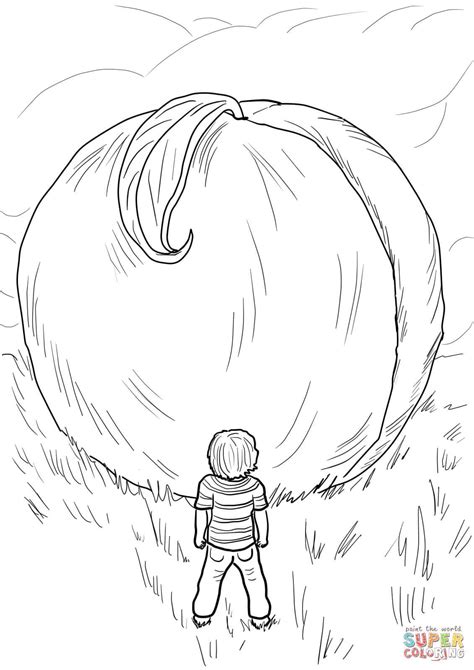 James And The Giant Peach Coloring Page Free Printable Coloring Pages