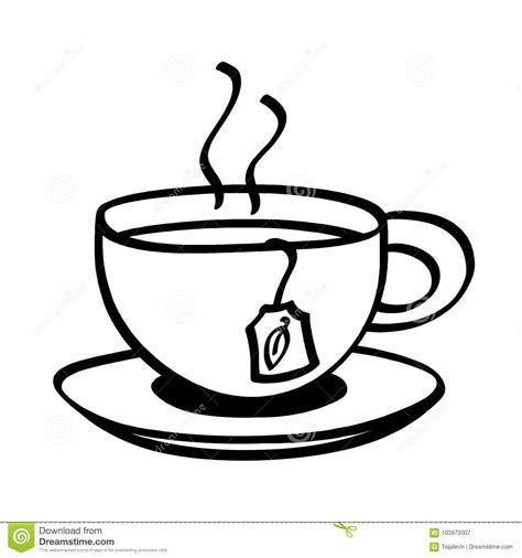 Tea Clipart Black And White 10 Free Cliparts Download Images On