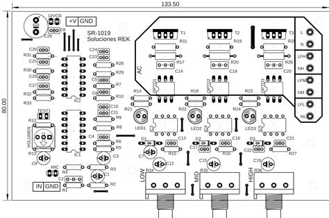 Producciones Rek Diagramas Y Electronica Sr 102019 Luces Rítmicas De