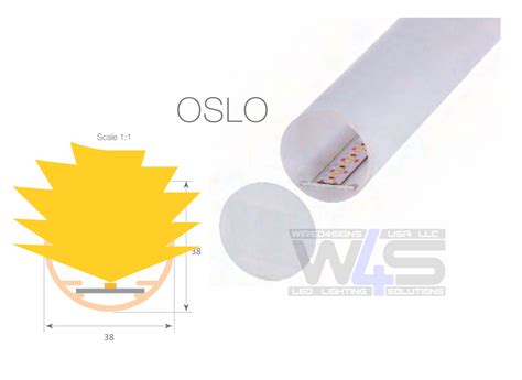 Round Methacrylate Led Diffuser Tube Oslo For Sale