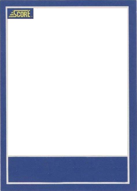 Download 18 Images Of Blank Baseball Card Template Football Card