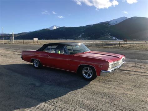 1966 Chevy Impala Convertible Ss 396 Big Block Matching S For Sale