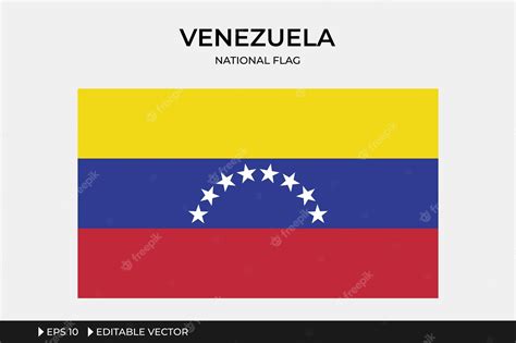 Premium Vector Venezuela National Flag Illustration