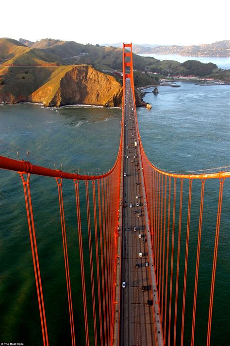 Golden Gate Bridge Seen From Its Precarious Top After Anonymous