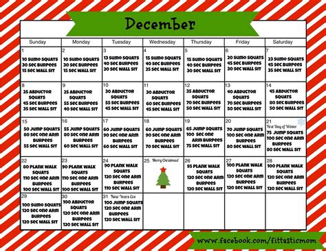 December Challenge From Fittasticmom Check Her Out On Facebook