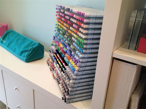Ikea Expedit And Copic Marker Storage