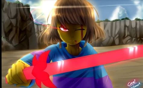Glitchtale Frisks Sword Undertale Amino