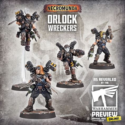 Games Workshop Necromunda Orlock Juve With Autopistol Metal Figure 90s