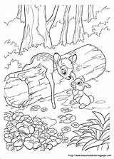 Bambi Coloring Pages Printable Kids sketch template