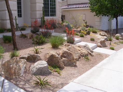 Get desert landscaping design ideas. Desert Landscaping Rocks Decorating Ideas on the Yard plus ...
