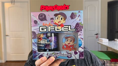 G Fuel Logic Bobby Boysenberry Collectors Box Unboxing Review And