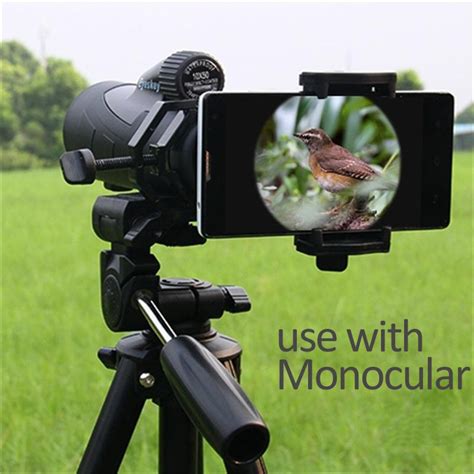 Huanee Universal Cell Phone Adapter Mount Compatible With Binocular