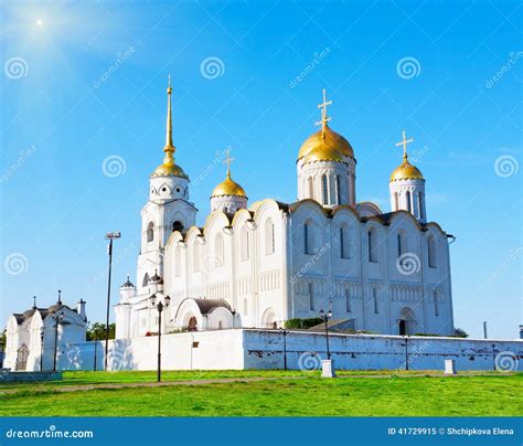 Assumption Cathedral At Vladimir Stock Image Image Of Dormition 12th