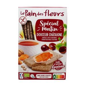 Acheter Le Pain Des Fleurs Tartine Sp Cial Matin Chataigne Bio G