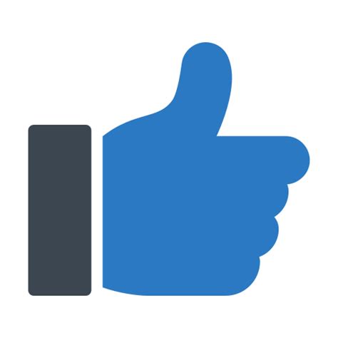 Like Button Generic Blue Icon