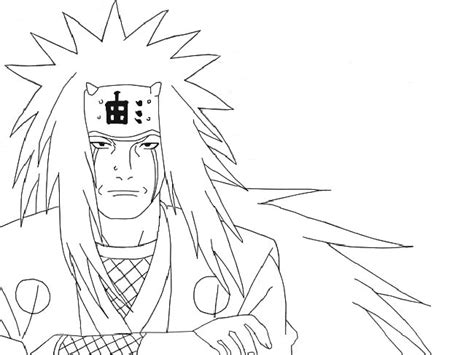 35 Desenhos Do Jiraya Para Imprimir E Colorir E Pintar