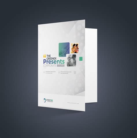 Vega Professional Corporate Presentation Folder Template 599