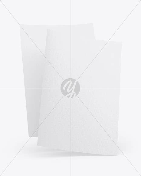 Two Textured A4 Papers Mockup Psd Stationery Mockups 44339 5318mockups