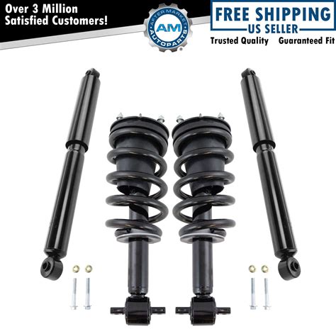 Front And Rear Complete Shock Strut Spring Assembly Kit For Chevy