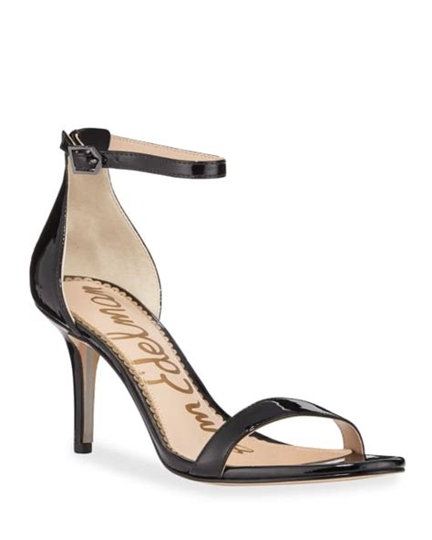 Sam Edelman Patti Patent Naked Sandals Neiman Marcus